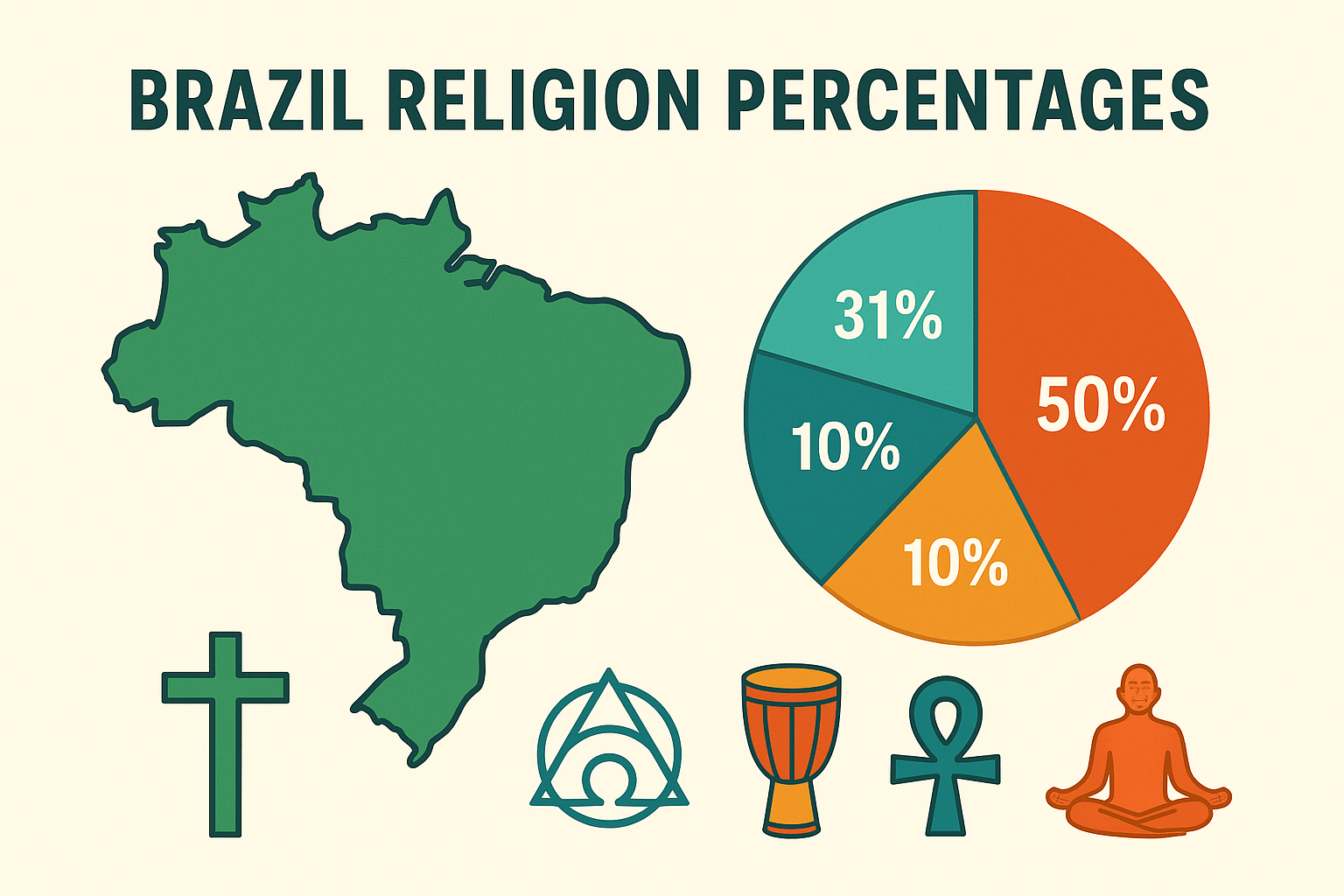 Religion Percentages in Brazil (2025 Update)